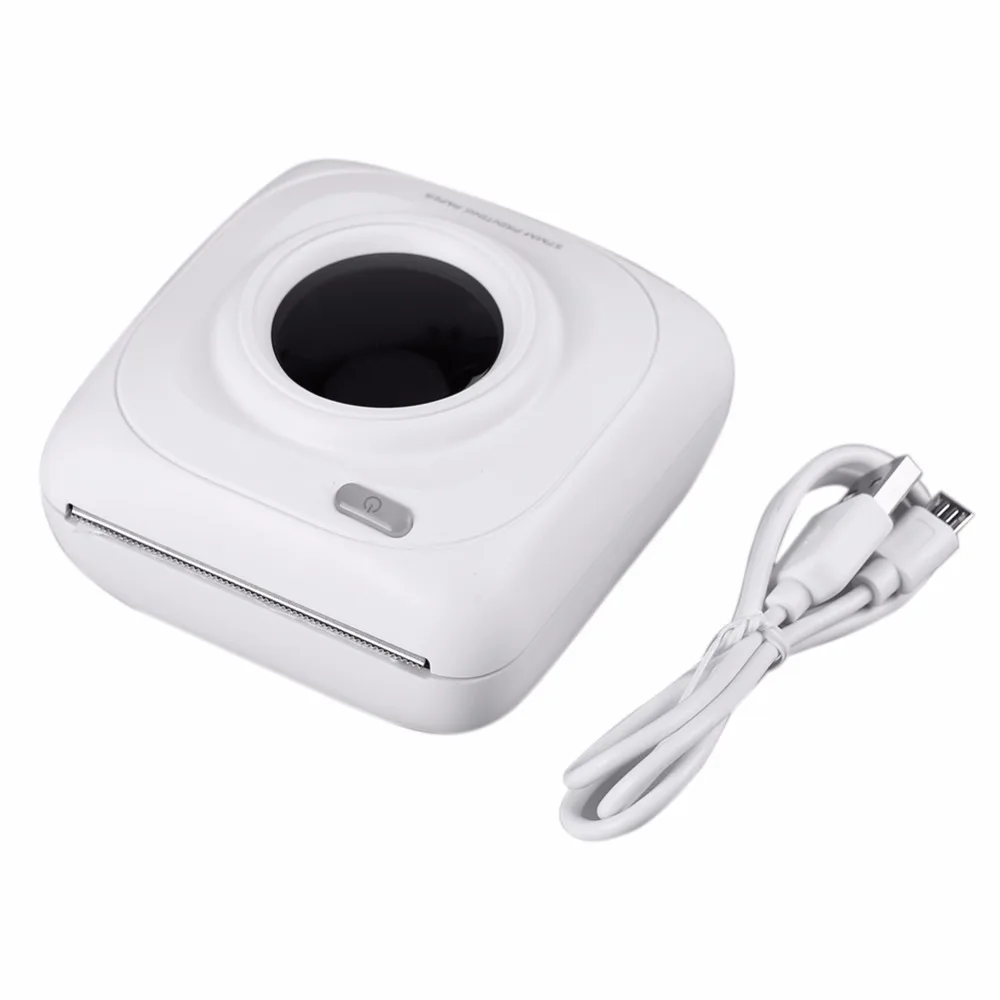 1000mA Mini Portable Wireless Connection Bluetooth Printer POS Thermal Picture Photo Ticker Printers for Android / IOS Phone