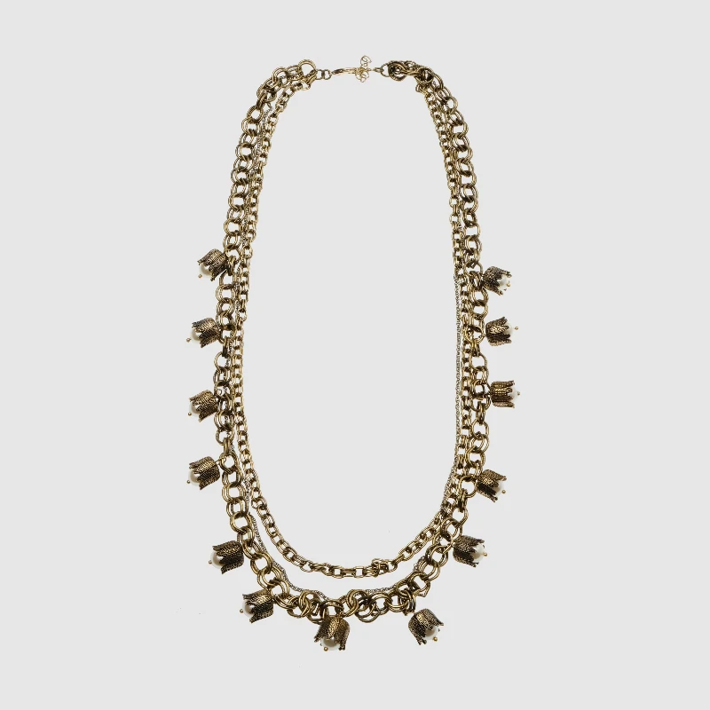Бутик amorita винтажное ожерелье с бутонами цветов