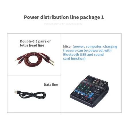 Aister TU04 Миксер с Bluetooth USB и функцией звуковой карты Миксер Для Запись голоса-активированная радио сеть якоря - Color: Red