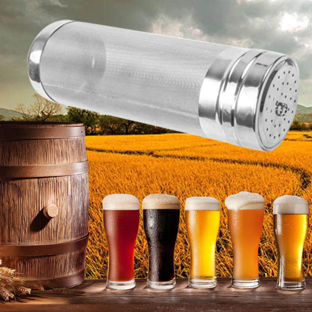 Нержавеющая сталь Brew фильтр сухой бункер дома Combo пиво-хоп паук микрон фильтрации для заваривания чайник