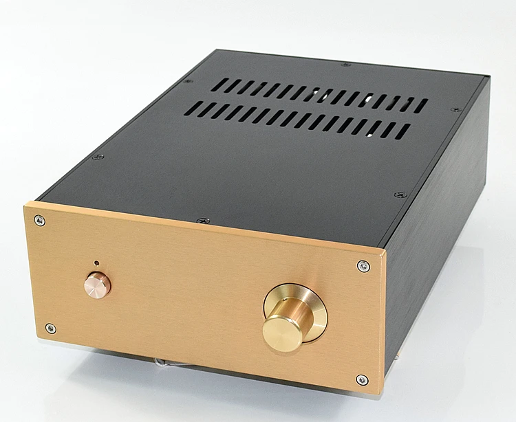 

WA125 Full Aluminum chassis/Pre-amplifier chassis/DAC chassis/amplifier enclosure/case/ amp chassis /Box (222*91*308mm)