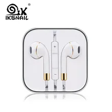 IKSNAIL In ear Earphone For Iphone 5s 6s 5 xiaomi Bass Earbud Headset Stereo ear font