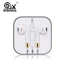 IKSNAIL In-ear Earphone For Iphone 5s 6s 5 xiaomi Bass Earbud Headset Stereo ear phone For Samsung Sony Earpiece Wired Audifonos