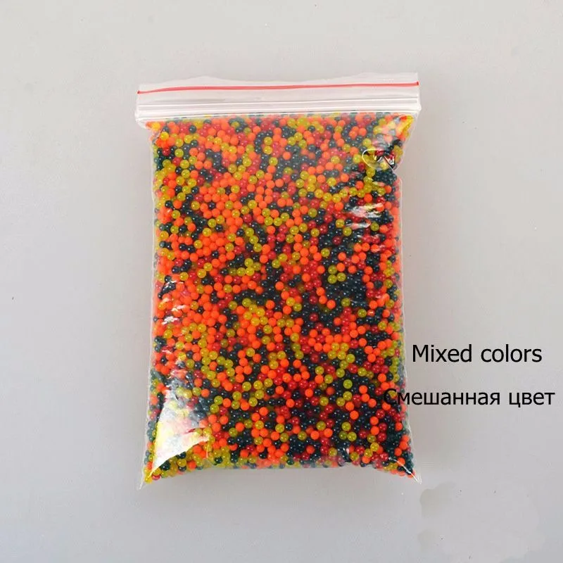 10000PCS Growing Bulbs Hydro-gel Grow in Water Colorful Water Beads Crystal Soil for Home Decoration