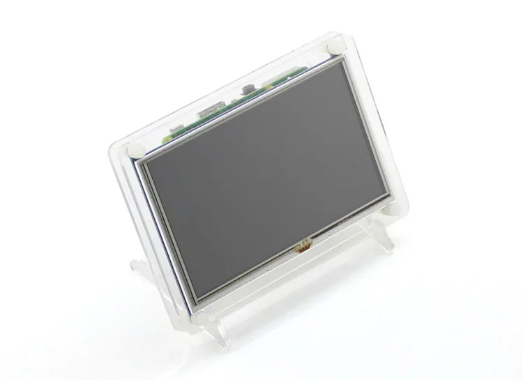 

5inch HDMI LCD (B) (with clear case) case 800X480 Resistive touch control Supports Raspberry Pi Supports Banana Pi / Banana Pro