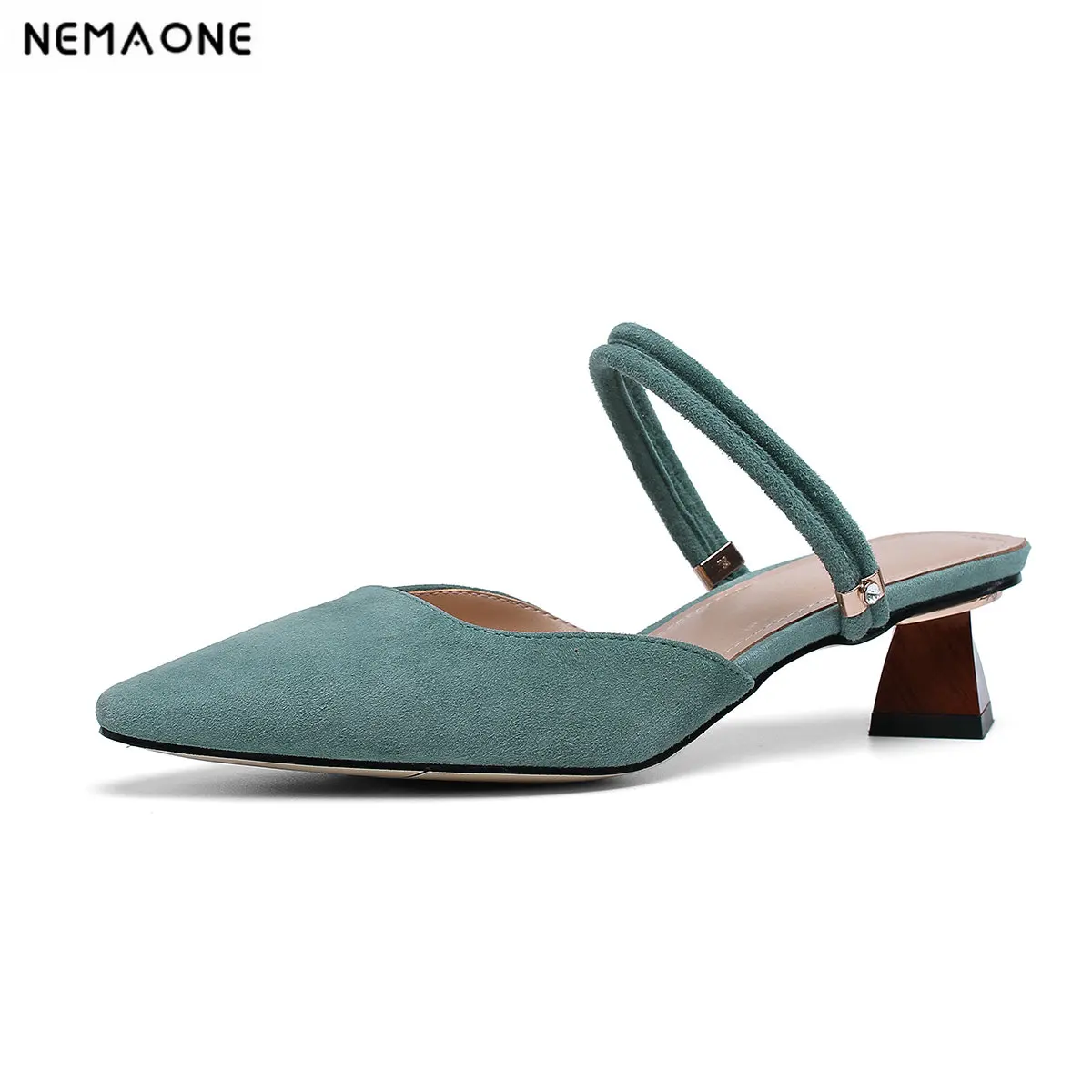 

NEMAONE Elegant Shoes Woman Sandals Gladiator med heels Sandals strange heel Ladies Slingbacks Summer Womens Sandals