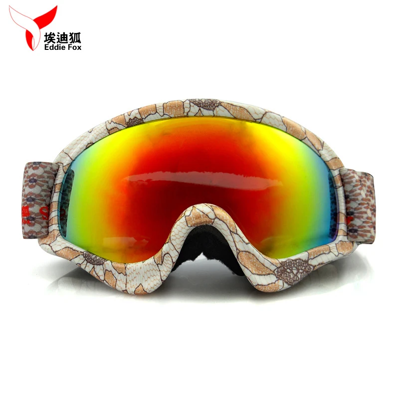 New Children Anti UV Ski Goggles Snowboad Snowmobile glasses Bike Riding Climbing Fast Moto Mask Sport Eyewear Ski Helmet Mate boys-bike
