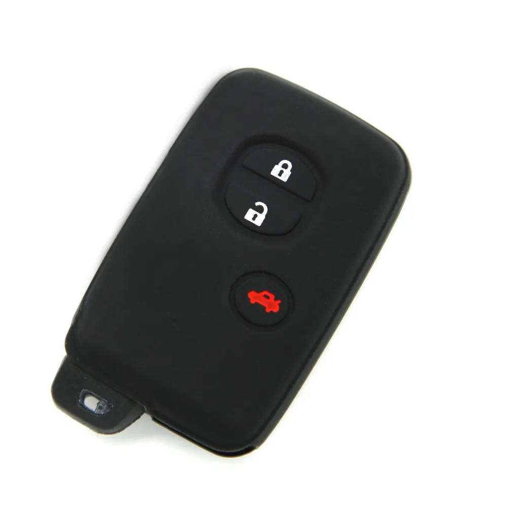 Силиконовый чехол для ключей от машины Toyota Land Cruiser Prado 150 Avensis Prius Crown Subaru Forester Cover