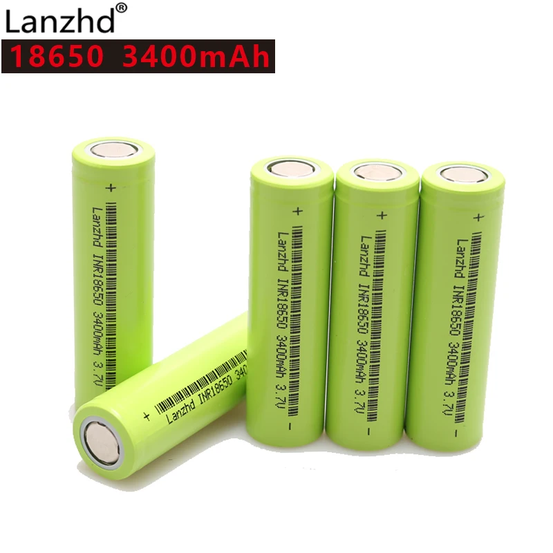 Литий-ионный 18650 3400 mah INR18650 30A большой ток литий-ионный аккумулятор для фонарика(1-8 шт