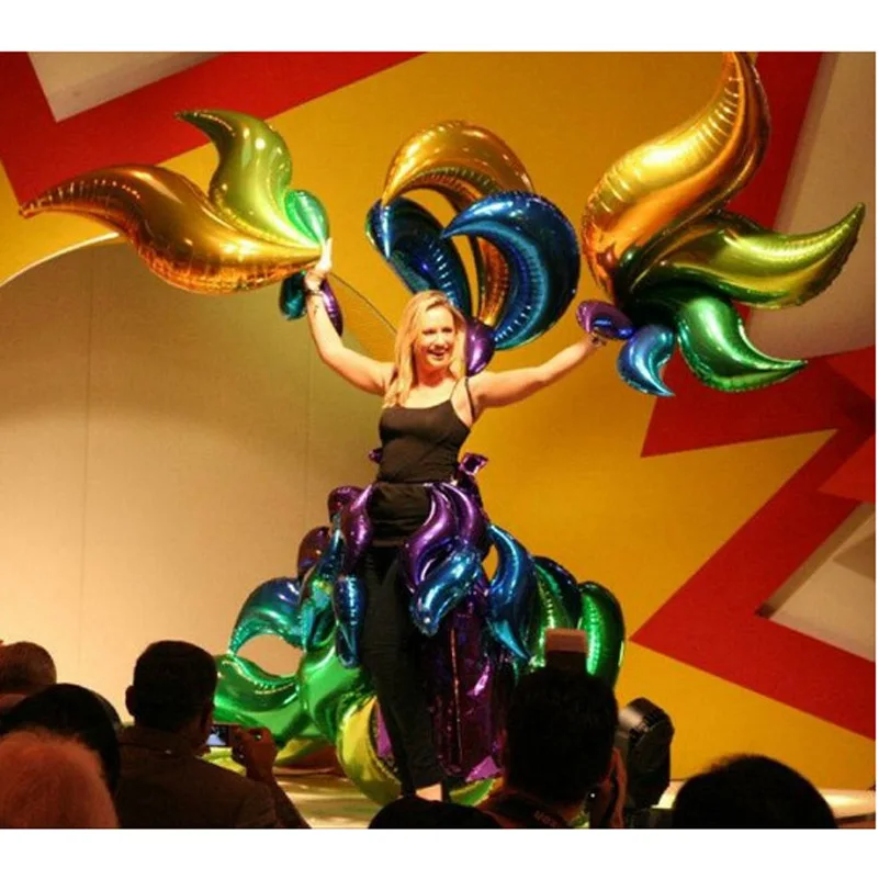 S shape foil balloons -1