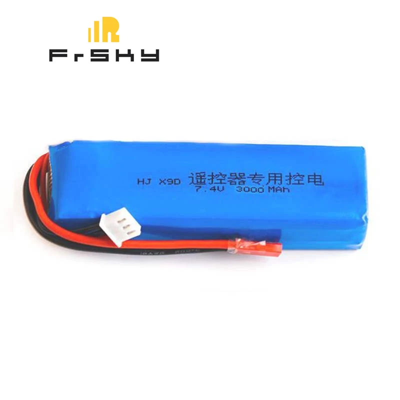 В наличии! 2S 7 4 V 3000mAh Улучшенная литий полимерная батарея для Frsky Taranis X9D Plus RC