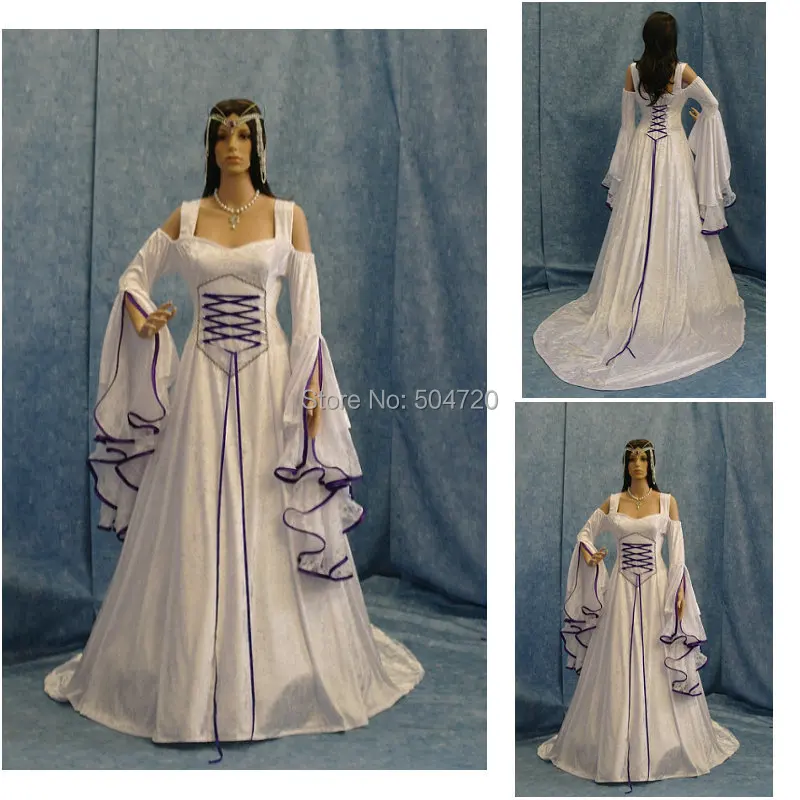 

Custom-madeR-407 Custom Made 1800 Civil War Ball evening Dress/Gothic Lolita Dress Victorian dresses/Renaissance dress
