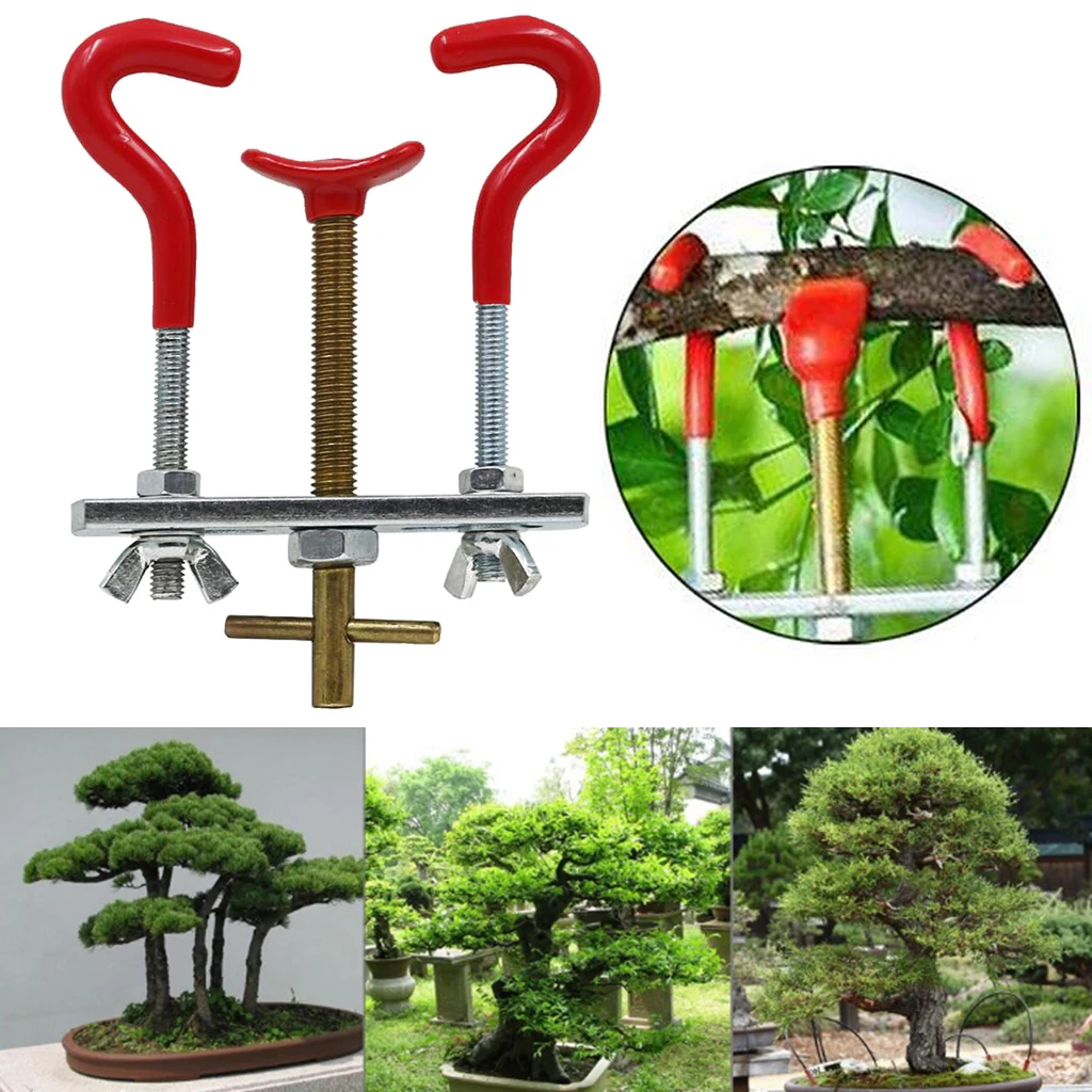 Gardening Bonsai Tool Set Carbon Steel Kit Tree Bending Tool Branch Bender Durable Alloy Steel Tree Branch Trunk Bender
