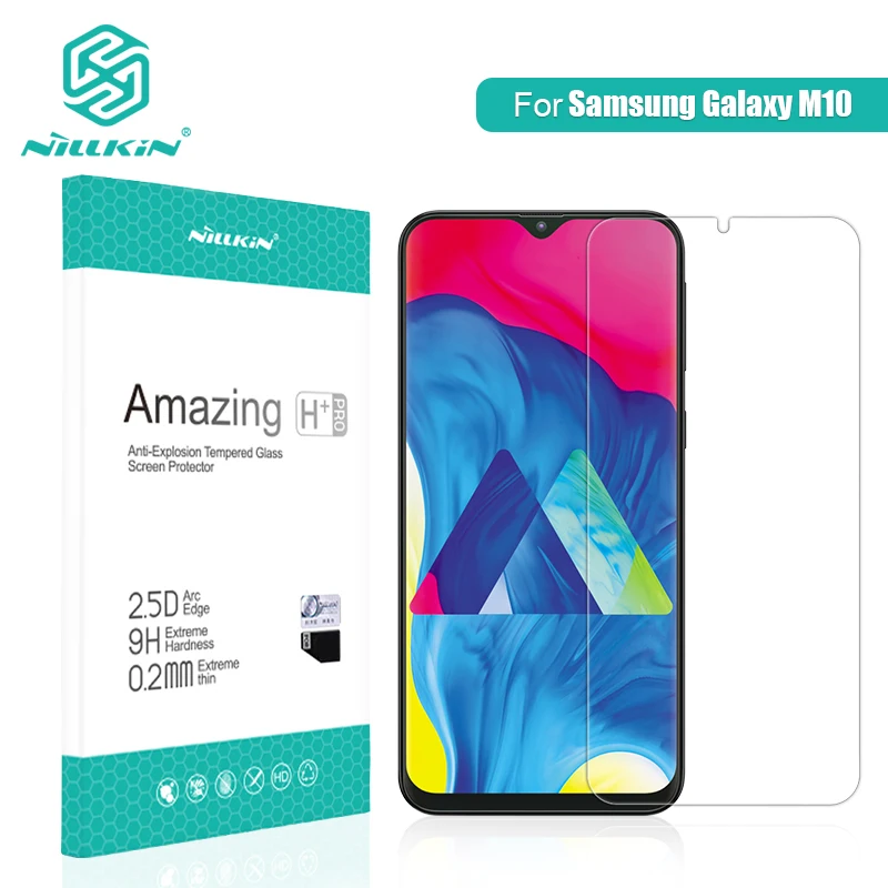 For Samsung Galaxy M10 Screen Protector 6.22'' NILLKIN Amazing H/H+PRO Tempered Glass M20/M30 | Мобильные телефоны и