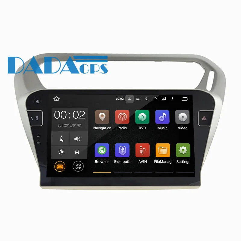 Cheap Newest Android8.0 4GB Car DVD player For PEUGEOT 301 For Citroen Elysee 2014-2017 GPS Navigation Multimedia Stereo Vehicle Radio 3
