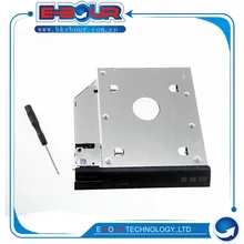 2nd HDD Caddy 9,5 мм SATA толкатель пресс-формы двойной светодиодный фонарь по индивидуальному заказу для Dell Latitude E6320 E6420 E6520 E6330 E6430 E6530 DVD-ROM