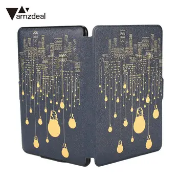 

PU Flat Cover Tablet Cover Protective Case Gadget Colorful for Kindle Paperwhite Support Portable
