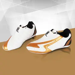 Pinestar белый дышащий Обувь для тхэквондо Боевые искусства кроссовки для взрослых и детей спортивная обувь профессиональной подготовки