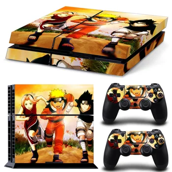 

Free drop shipping Anime Game Skin Sticker For PS4 Console + 2PCS Controller Covers #TN-PS4-0087