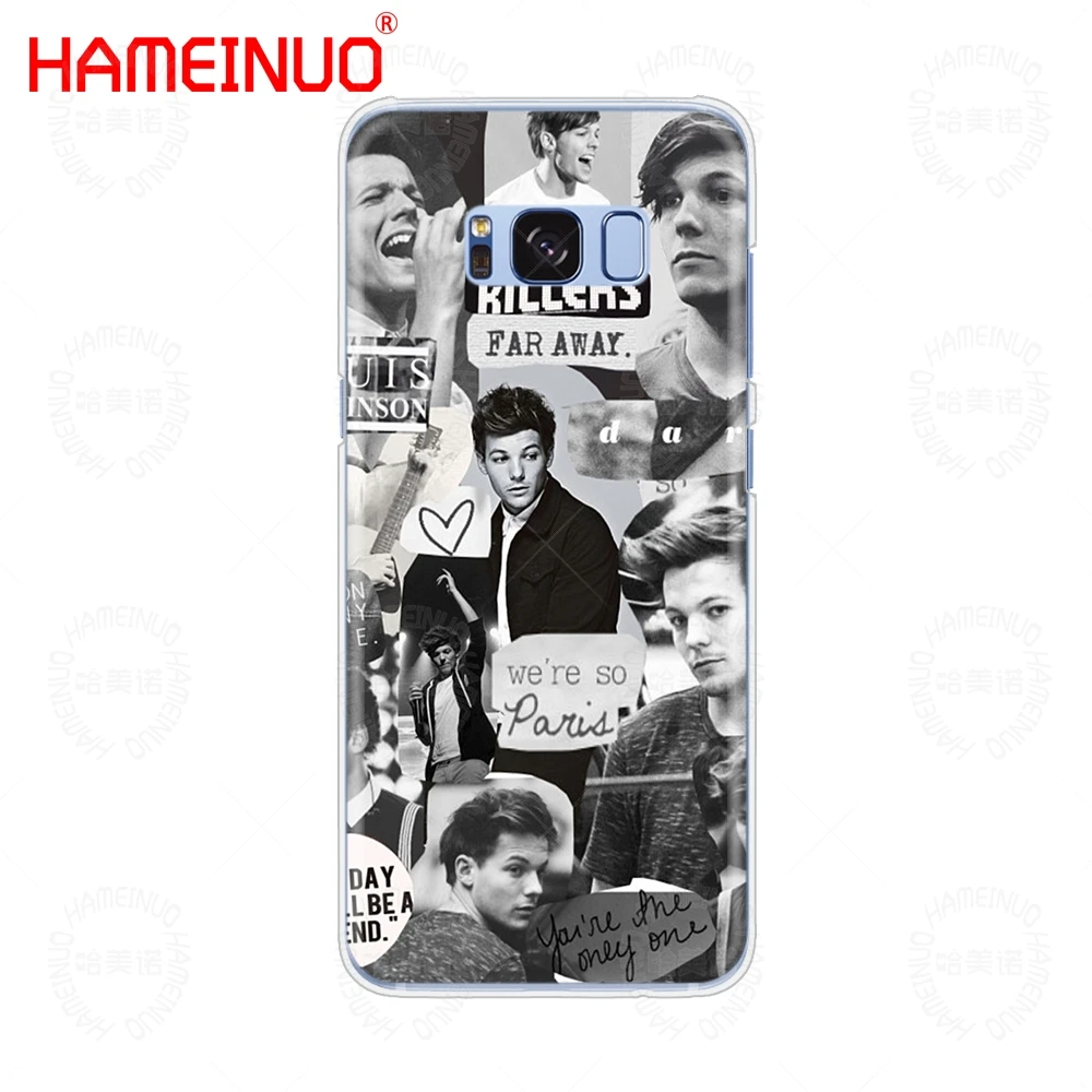 HAMEINUO One Direction 1d Louis Tomlinson cell phone case cover for Samsung Galaxy S9 S7 edge PLUS S8 S6 S5 S4 S3 MINI