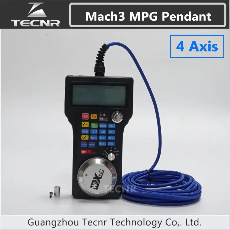 XHC CNC handwheel wireless Mach3 MPG pendant handwheel 4 axis pulse 50PPR optical encoder generator for cnc router XHC CNC handwheel wireless Mach3 MPG pendant handwheel 4 axis pulse 50PPR optical encoder generator for cnc router