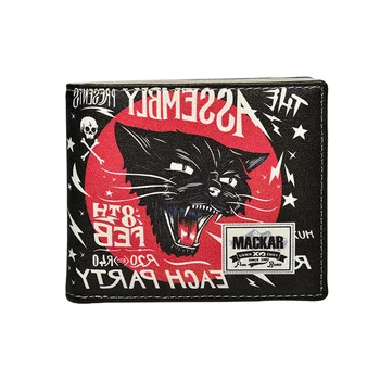 

Small Wallet Short Women Hiphop Painting Thin Card Travel Wallet Women Small Saszetka Na Biodra Womens Wallets And Purses 50Z223