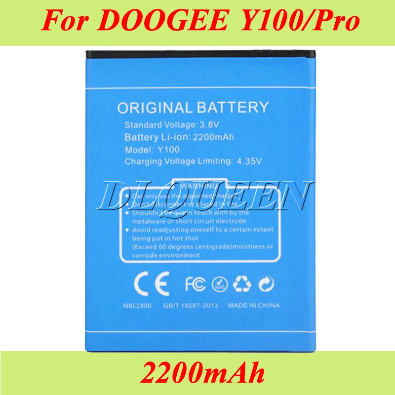 Аккумулятор Для DOOGEE Valencia 2 Y100 2200 мАч для Pro AKKU батарея ator | Мобильные телефоны и