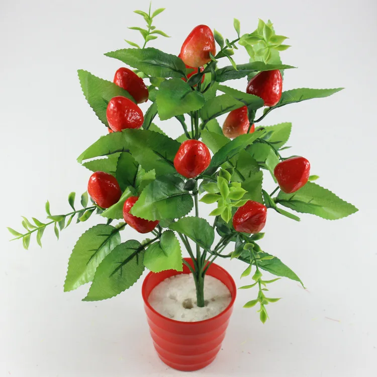 12 Heads Artificial Fruit Tree New 5 pcs/set Mini Simulation Fruit