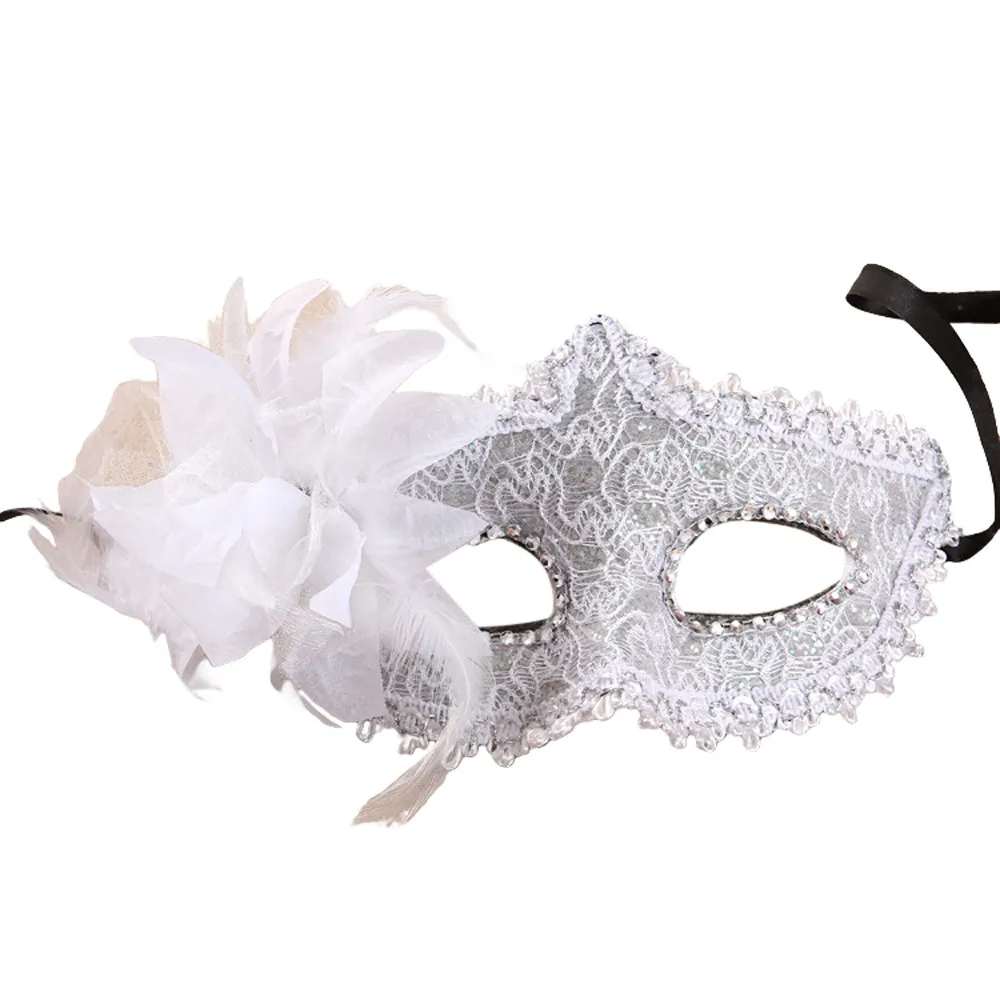 1 шт Сексуальная Маскарадная маска на палочке костюм Марди Грас наглазник печать Хэллоуин карнавал ручной палки перья вечерние маски B1