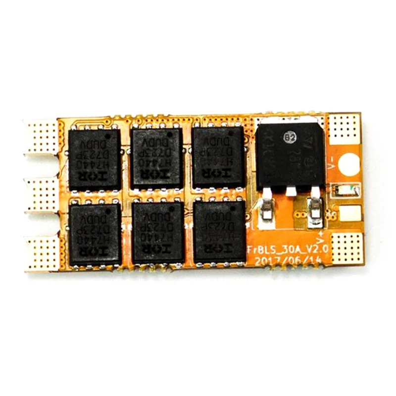 4 шт. FrSky FrBLS_30A 3-6 S EMF8BB2 BLHeli_S FPV Racing ESC поддержка Oneshot42 Multishot Dshot600 для Радиоуправляемый гонщик Дрон Квадрокоптер