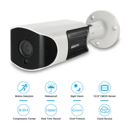 KKmoon 1080P POE IP камера 2.0MP 3,6 мм 1/2. 8 "CMOS P2P Onvif ночного видения IR-CUT обнаружения движения водонепроницаемый контроль через приложение для телефона