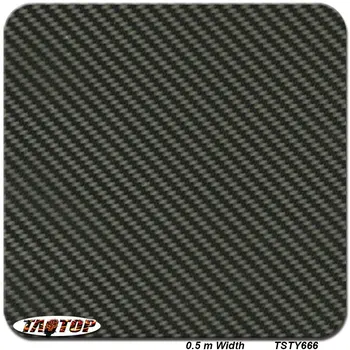 

iTAATOP TSTY666 New 0.5m *10m black Carbon Fiber Pattern PVA Hydro Graphics Film Water Transfer Printing Film