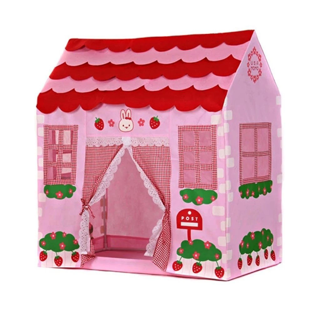 pink playhouse tent