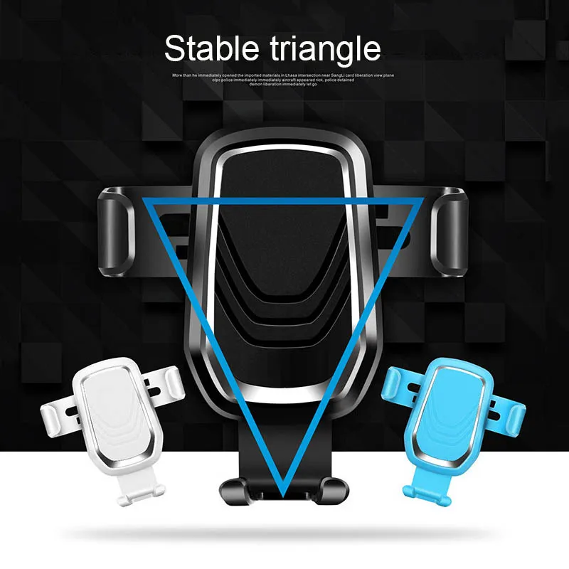 

new car phone holder air vent for bmw f10 vw round pajero skoda air vent Mount Stand Universal Gravity Clip Cell Holder Support