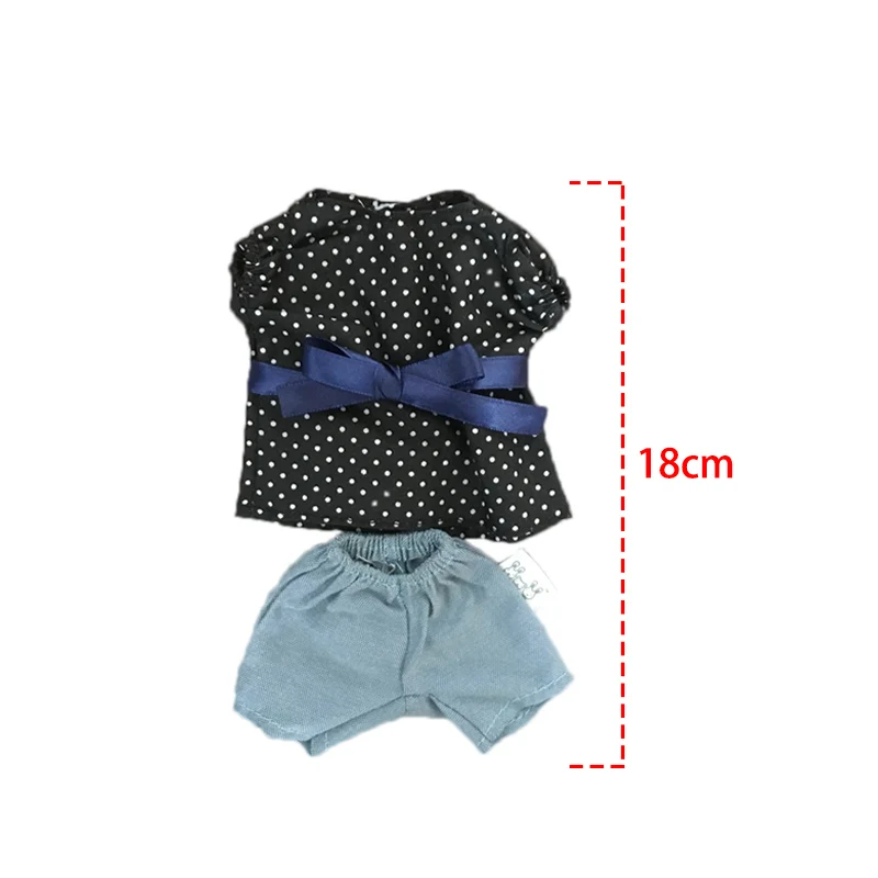 30cm Doll Clothes for Rabbit/Cat/Bear Plush Toys Skirt Sweater Suit Accessories for 1/6 BJD Dolls Gifts for Girls Children 7