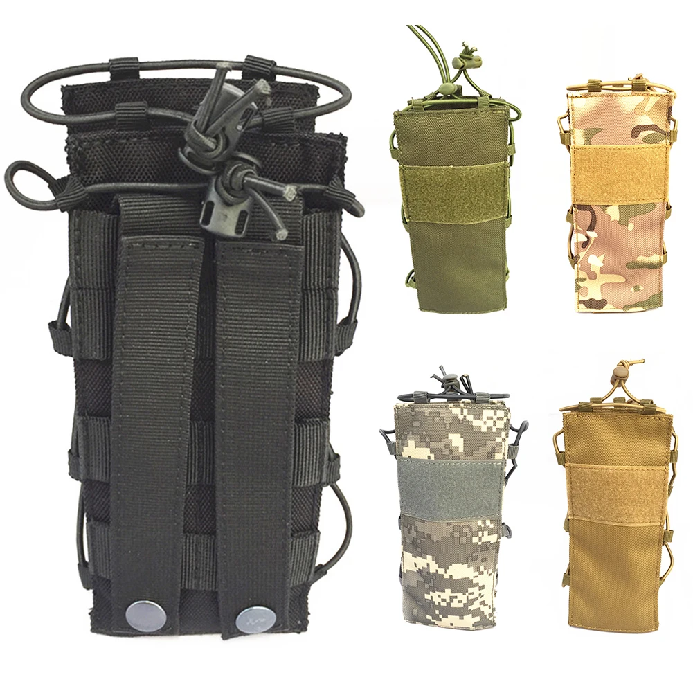 Outdoors Molle Water Bottle Bag Pouch Tactical Gear Kettle Bag for Army