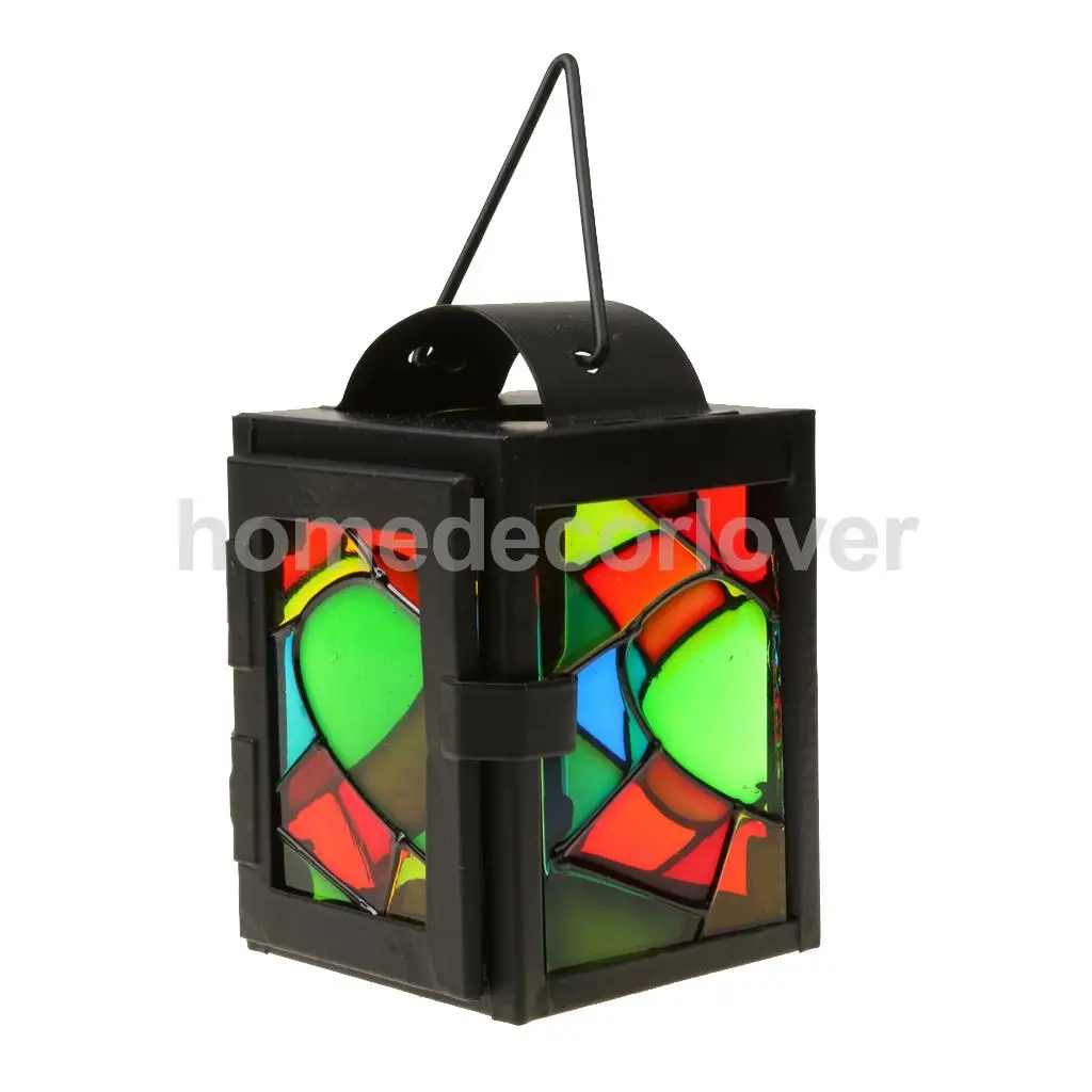 Mosaic Glass Wall Hanging Lantern Tea Light Candle Holder Weddings Festivals Holidays Events Christmas
