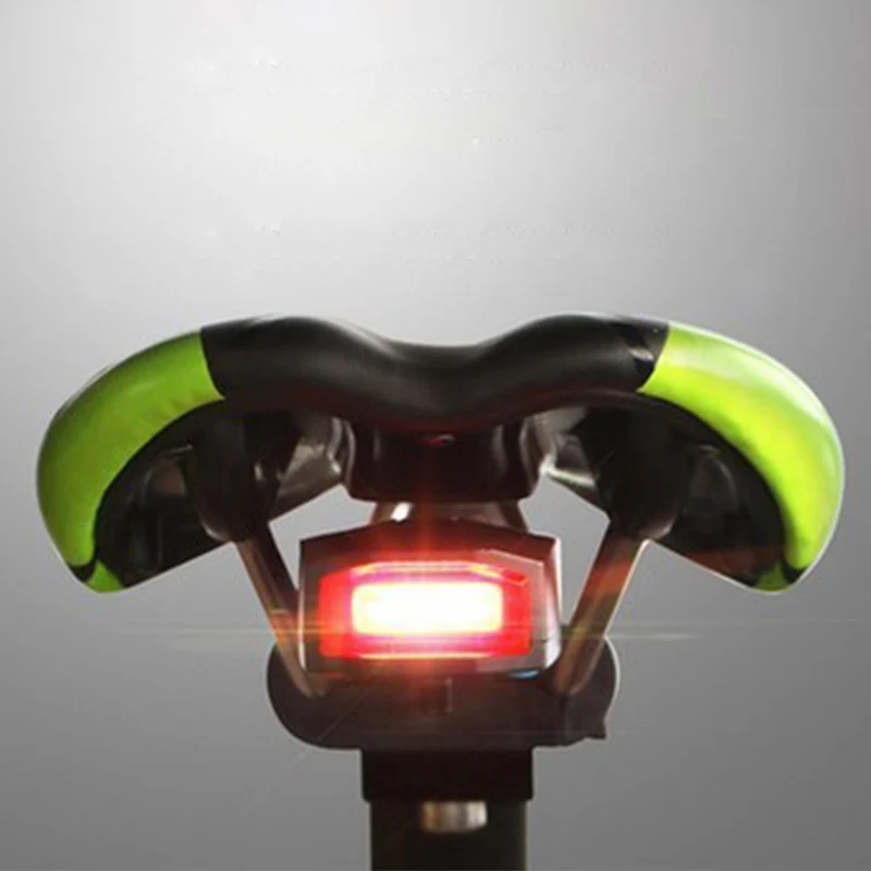 

Waterproof Wireless Smart Bike Light Alarm Safety Warning Lamp Waterproof Bicycle Rear Intelligent Brake Cycling Taillight