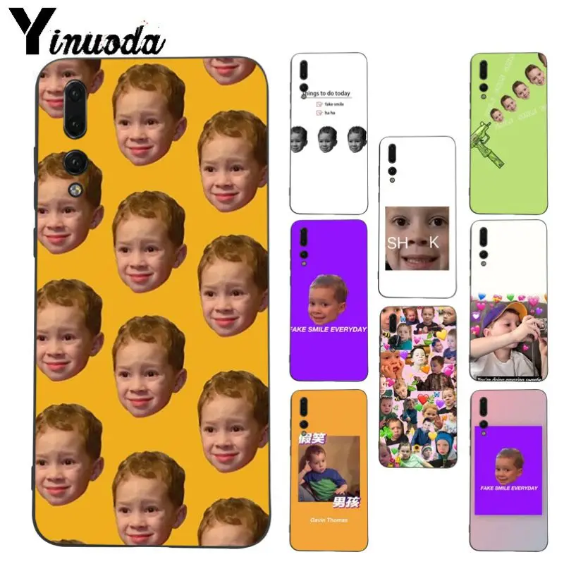 Yinuoda fake smile boy Gavin Thomas cell phone case for Huawei honor 8x 7a P20Lite P10 Plus Mate10Lite Mate20 P20 Pro nova 3i | Мобильные