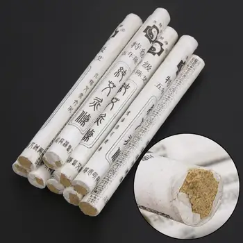 

10pcs 18x200mm Chinese Traditional Moxa Roll Mox Stick Moxa Moxibustion Pure Moxa Stick Pain Relief Burning Sticks