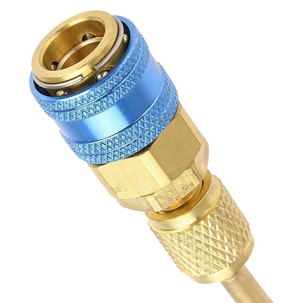 R134A R12 R22 500PSI 1/4 SAE нитки перезарядки шланг с манометром охладитель клапана трубы