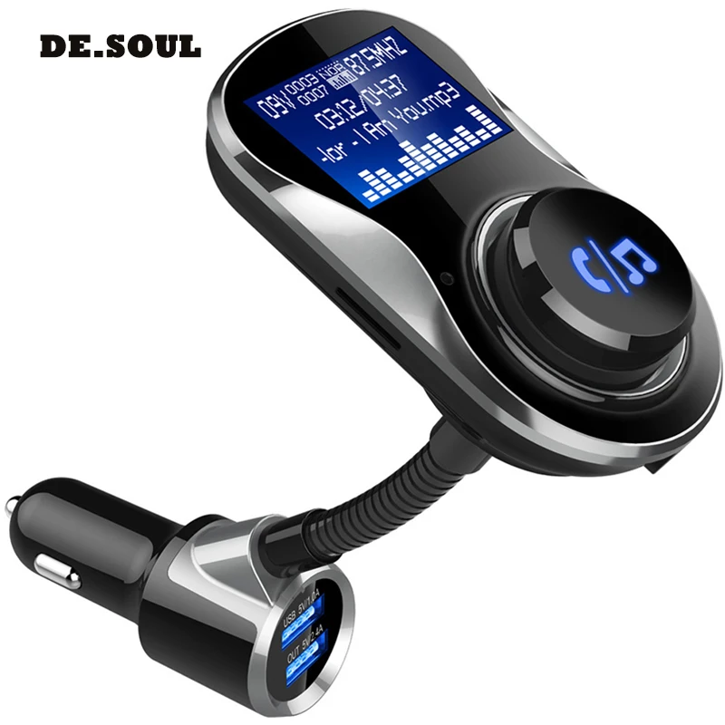 

PARASOLANT Car MP3 Player Charging Recognition FM Transmitter Bluetooth Car Kit Handsfree FM Transmitter Bluetooth Car Kit