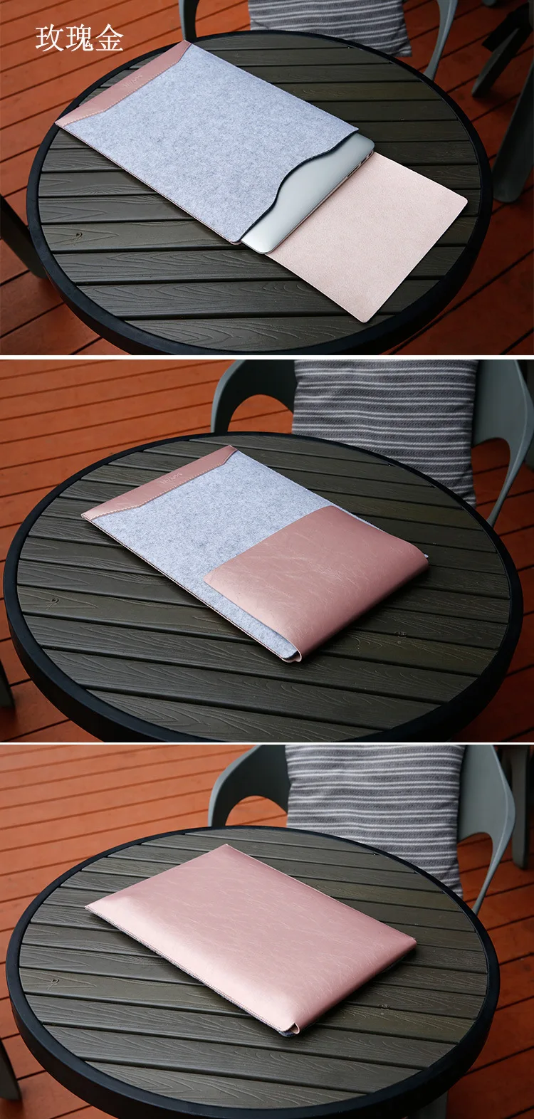 Mouse Pad Sleeve Pouch Laptop Bag For Xiaomi Macbook Air 11.6 13 Retina Pro 12 15 15.6 Case Wool Felt Waterproof Notebook Cover