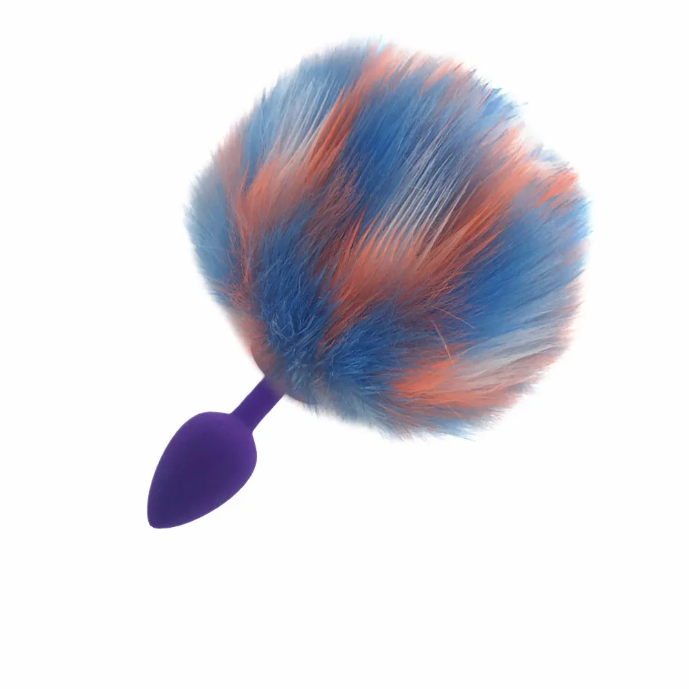 Rabbit Tail Small Medium Large Metal Butt Plug Anal Massage Cosplay Couple Flirting Adult Games Sex Toys | Красота и здоровье
