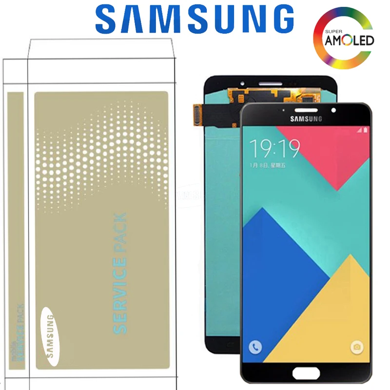 Оригинальный 6 0 &quotсупер AMOLED дисплей для SAMSUNG Galaxy A9 A9000 A900 A900F ЖК-экран сенсорный