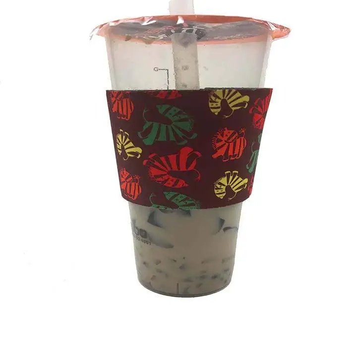 New Insulated Cup Sleeve Non-slip Recyclable Water Cute Cup Coffee Mug Wraps Sleeves Collapsible for easy storage