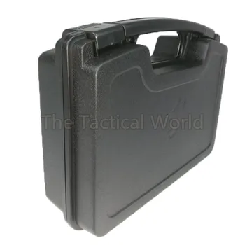 

Tactical Hunting ABS Airsoft Hand Gun Bag Pistol Case Shooting Shotgun Box Paintball Revolver Gun Storage with Pre-Cubed Foam
