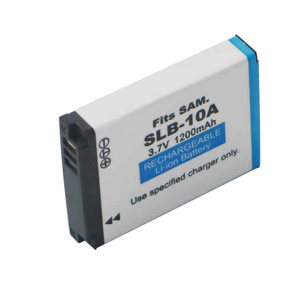 Сменный аккумулятор SLB-10A SLB 10A для Samsung SL102 SL202 SL420 SL620 SL820 HZ10W HZ15W ES55 L100 L110 L200 L210 L310W |