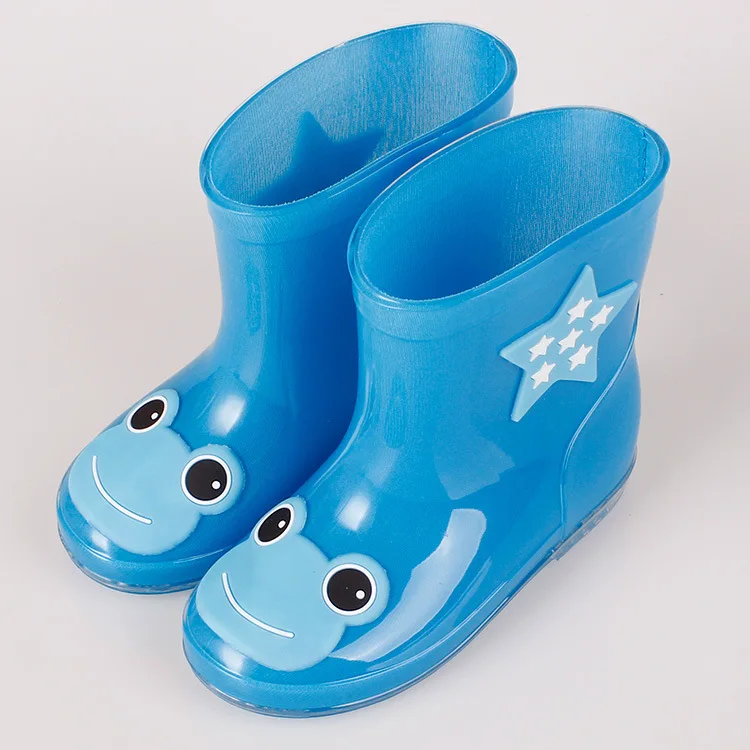 Г. детские весенне-осенние милые ботинки для мальчиков и девочек, детские непромокаемые сапоги ярких цветов с лягушкой, котом, кроликом водонепроницаемая обувь