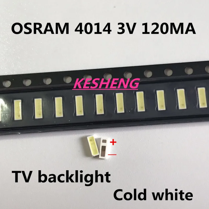 500 шт. OSRAM SYNIOS E4014 светодиодный светильник с центральной подсветкой светодиодный 0,5 Вт 3 в 4014 холодный белый ЖК-Телевизор с подсветкой